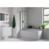 Iona Framed Four Fold Bath Screen -Home Bathroom iona ftdi3777