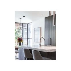 Meir Round Kitchen Mixer Tap Matte Black -Home Bathroom meir mk03 4