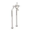 Perrin & Rowe Georgian Floor Bath Shower Mixer, Cross 1 Perrin & Rowe Georgian Floor Bath Shower Mixer, Cross -Home Bathroom perrin rowe 3013cp