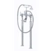 Perrin & Rowe Traditional Lever Floor Bath Shower Mixer Pewter -Home Bathroom perrin rowe 3520pf