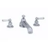 Perrin & Rowe 3 Hole Bath Set Low Spout Lever Handles Gold