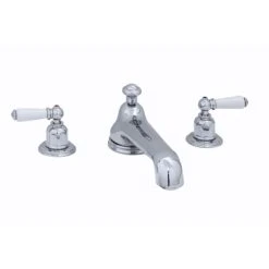 Perrin & Rowe 3 Hole Bath Set Low Spout Lever Handles Gold