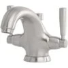 Perrin & Rowe Monobloc Basin Mixer With Lever Handles Pewter -Home Bathroom perrin rowe 3835pf