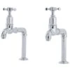 Perrin & Rowe Mayan Deck Mounted Taps Crosshead Handles Pewter -Home Bathroom perrin rowe 4338pf