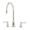 Perrin & Rowe Athenian 3 Hole Sink Mixer Lever Handles Chrome -Home Bathroom perrin rowe 4371cpwpc