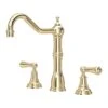 Perrin & Rowe Alsace 3 Hole Kitchen Sink Mixer Gold -Home Bathroom perrin rowe 4771ig