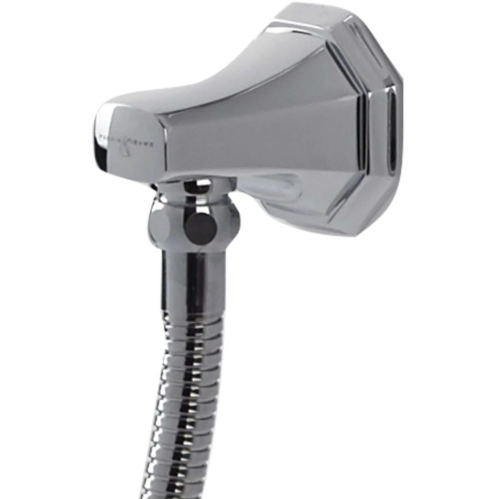 Perrin & Rowe Deco Handshower Wall Outlet Pewter 3 Perrin & Rowe Deco Handshower Wall Outlet Pewter