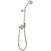 Perrin & Rowe Georgian Riser Diverter, Handshower & Hose Pewter -Home Bathroom perrin rowe 5783pf