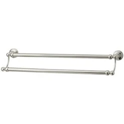 Perrin & Rowe 457mm Double Towel Rail Nickel