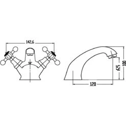 Premier® Premier Viscount Mono Basin Mixer -Home Bathroom premier x385 2