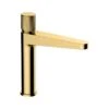 RAK Amalfi Medium Height Basin Mixer No Waste Brushed Gold -Home Bathroom rak rakama3016g