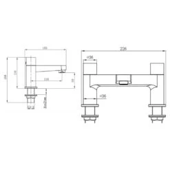 RAK Petit Round Bath Filler Brushed Nickel -Home Bathroom rak rakper3004n 2