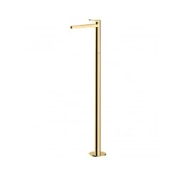 RAK Petit Round Freestanding Basin Mixer Brushed Gold