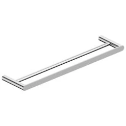 RAK Petit Round 45cm Double Towel Bar Chrome