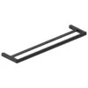 RAK Petit Square 60cm Double Towel Bar Matt Black -Home Bathroom rak rakpes9912 60b
