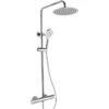 RAK Compact Round Exposed Thermostatic Shower Column Chrome -Home Bathroom rak rakshw6003