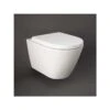 RAK Resort Wall Hung Pan With Sandwich Soft Close Seat -Home Bathroom rak rstwhpan 012