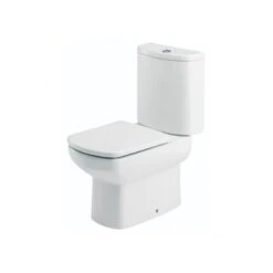 Home Bathroom 9 Roca Senso Toilet With Dual Flush Push Button Cistern & Standard Seat