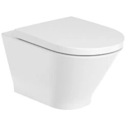 Roca The Gap Round Rimless Wall Hung WC Pan