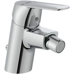 Roca Alfa Bidet Mixer With Chain Connector Chrome