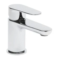 Tavistock Zero Mini Basin Mixer Tap With Click Waste