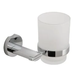 Vado Kovera Frosted Glass Tumbler & Holder