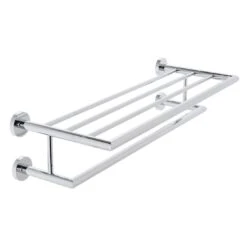 Vado Spa Towel Shelf With Towel Rail 600mm