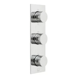 Vado Omika 3 Outlet 3 Handle Thermostatic Valve With All-Flow