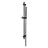 Vema Maira ABS Riser Rail With Hose & Handset Black -Home Bathroom vema dicm0544